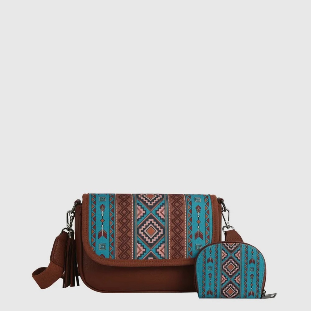 Aztec‎ Crossbody and Coin Set